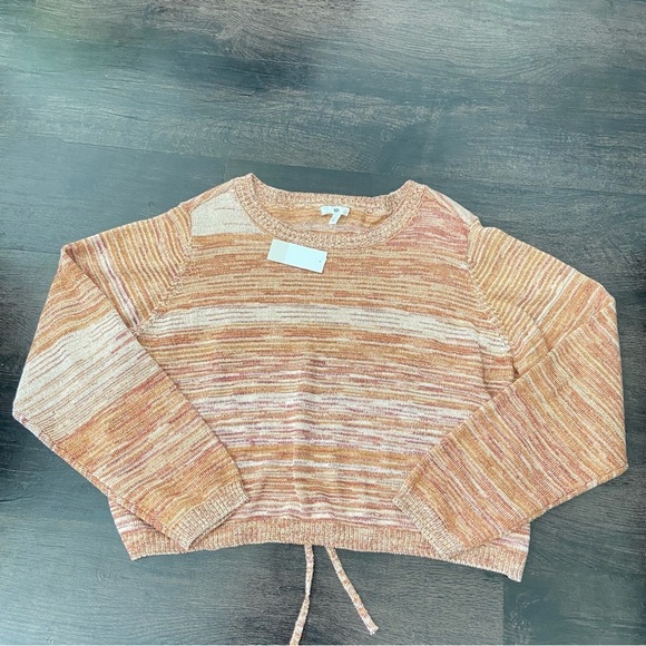 BP. Open Back Tie Sweater in Beige Desert Spacedye NWT - Size 3X - Picture 5 of 13